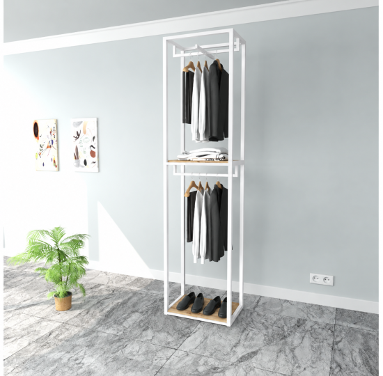 Двоярусна стійка для одягу 0194